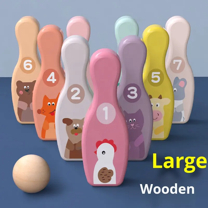 Wooden bowling ball SL-A-132